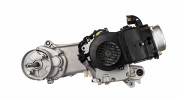 Двигун GY6 80cc 40см під два амортизатори (з карбюратором, комутатором, котушкою запалювання) 017001 фото