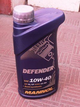 Олія Mannol 4т 10w-40 1л Defender (шар &mdash; 20 шт.) MS1781 фото