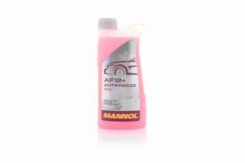 Охолоджуюча рідина 1л ANTIFREEZE AF12+ (RED) "MANNOL" НІМЕЧЧИНА #4012 NA033162 фото