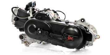 Двигатель GY6 80cc 40см под один амортисатор (110 колодка) LIPAI (1P47QMD) 003877 фото