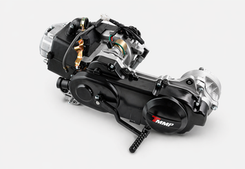 Двигатель 4T GY6 80cc (139QMA) длинный, под 12 колесо TMMP V-1229 фото