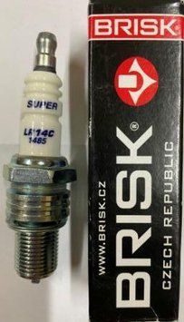 Свічка 2T LR14C 1485 Super BRISK 1 шт. MS2441 фото