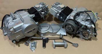 Двигун DELTA, ALFA, ACTIVE &mdash; 110 (механіка) чавунний циліндр без стартера SILVER MS1240 фото
