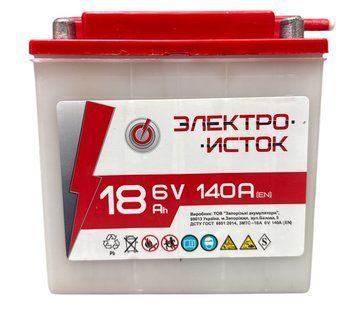 АКБ 6V18А МОТО МТ ІЖ 10шт в ящ Електро-виток 137x76x134 АХ -- 4003 фото