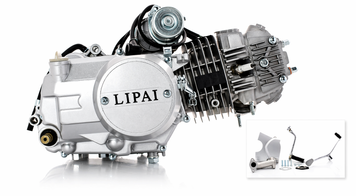 Двигатель 1P54FMI 125cc (механіка, алюмінієвий циліндр) LIPAI (Delta, Alpha, Pitbike) 015074 фото