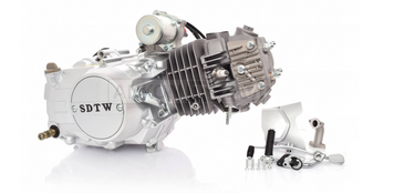 Двигун 1P54FMI 125cc (механіка, алюмінієвий циліндр) SDTW (Delta, Alpha, Pitbike) 026501 фото